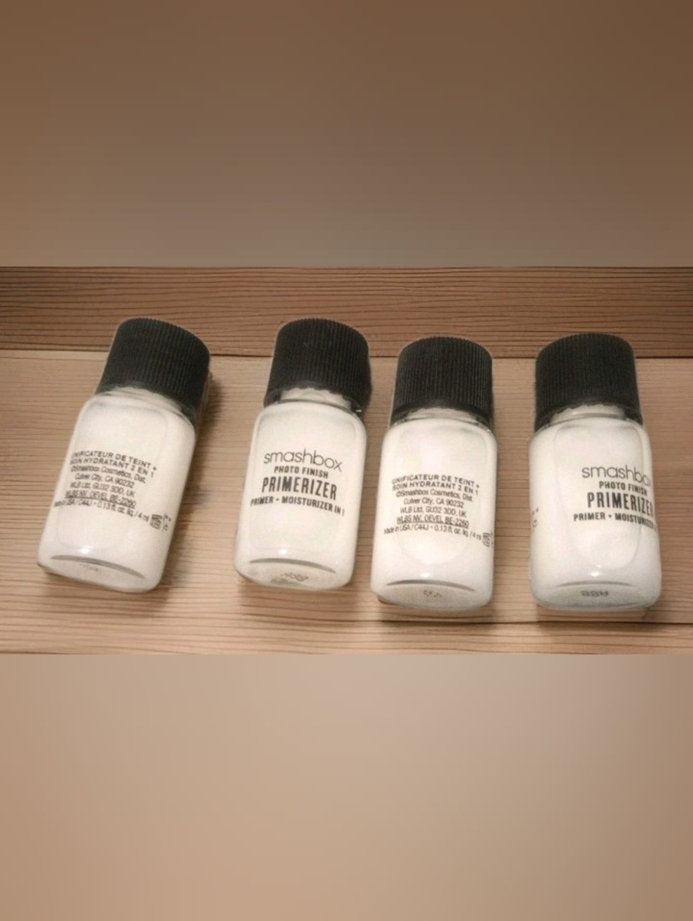 Lot of 4 Smashbox Photo Finish Primerizer+ Hydrating Primer Samples (NWOT)